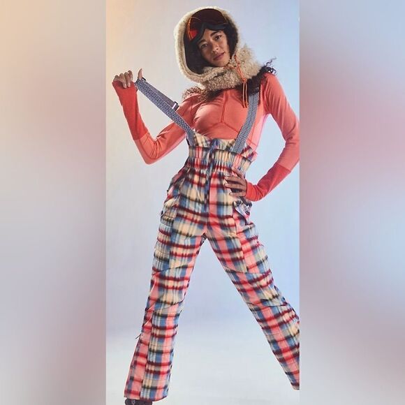 Free People All Prepped Printed Bib/size XS new - Picture 4 of 10